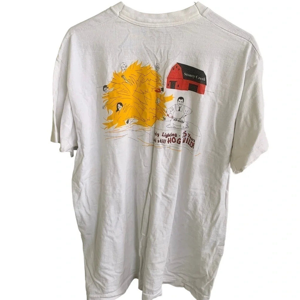 Vintage Indy Lighting Tee Shirt Hog Wild Graphics Size XL - Picture 3 of 7